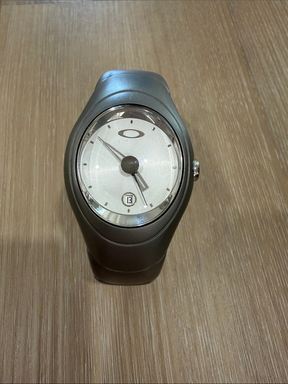 Oakley Men's Timebomb Titanium w/ White Honed Dial Watch